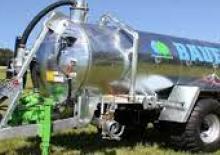 Tanques de purines Bauer Irrigation Vacuum tanker V155TL tandem axle