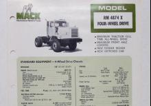 Tractoras Mack RM 4874 X CA49 ET477 4x2