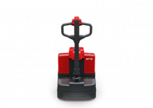 Transpaleta elec. de conductor acompañante Linde MT15