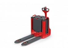 Transpaleta elec. de conductor acompañante Linde T16L