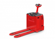 Transpaleta elec. de conductor acompañante Linde T 30