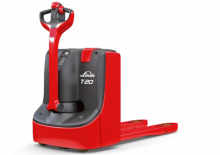 Transpaletas con plataforma elevadora Linde T20 ION