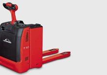Transpaleta elec. de conductor acompañante Linde T 30