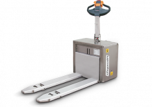 Transpaleta elec. de conductor acompañante Pegasolift T 14 Inox