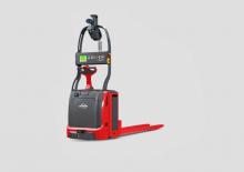 Transpaletas con plataforma elevadora Linde T-MATIC
