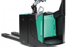Transpaletas con plataforma elevadora Mitsubishi PBV20N2