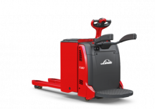 Transpaletas con plataforma elevadora Linde T20SP 