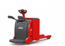 Transpaletas con plataforma elevadora Linde T20SP 