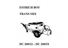 Transportadores de aire comprimido Brinkmann Estrich Boy DC 260/54