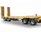 4-axle low loader trailer with offset platform